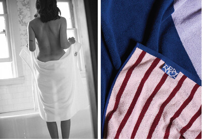 Lyndon Cormack, Co-Founder of Herschel Supply Company, alongside Phoebe Glasfurd and Aren Fieldwalker of Glasfurd & Walker, unveil Typical